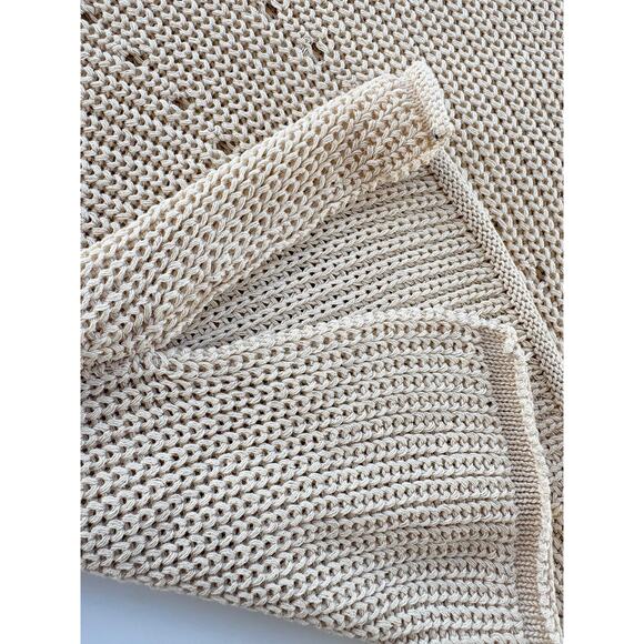 Ee: Some Sweater Tank Small Oatmeal Beige Boho Hippy Bohemian Top NEW Capsule - Picture 3 of 6